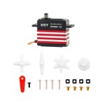 Vendite calde KST SV905-12 17Kgf.cm 0.04sec RC modello HV digitale in metallo ingranaggio motore Brushless per elicotteri RC classe 550 700